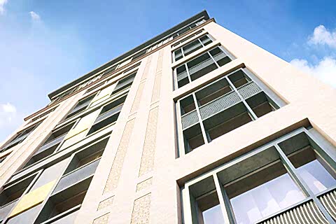 travertine facade cladding