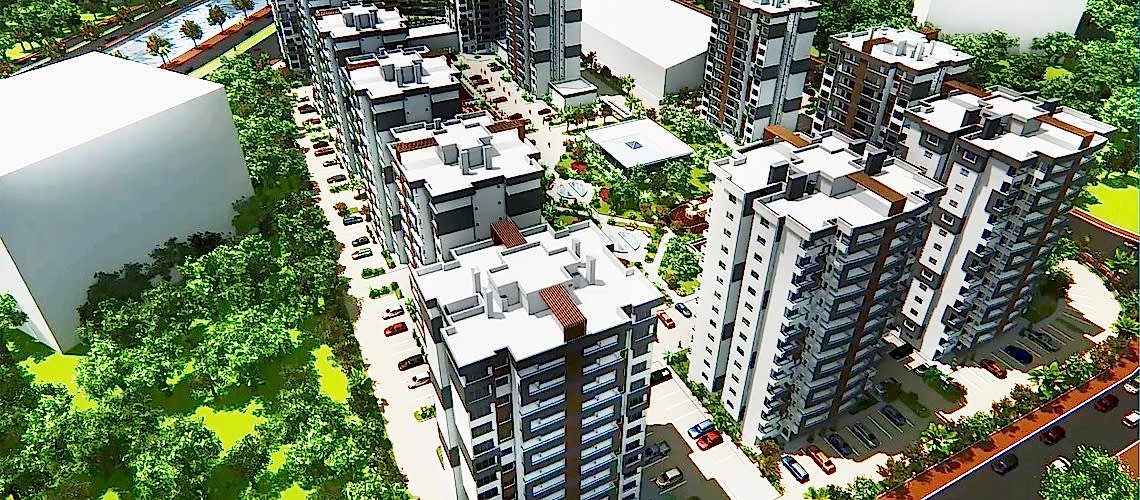 sosyal konut cephe kaplama